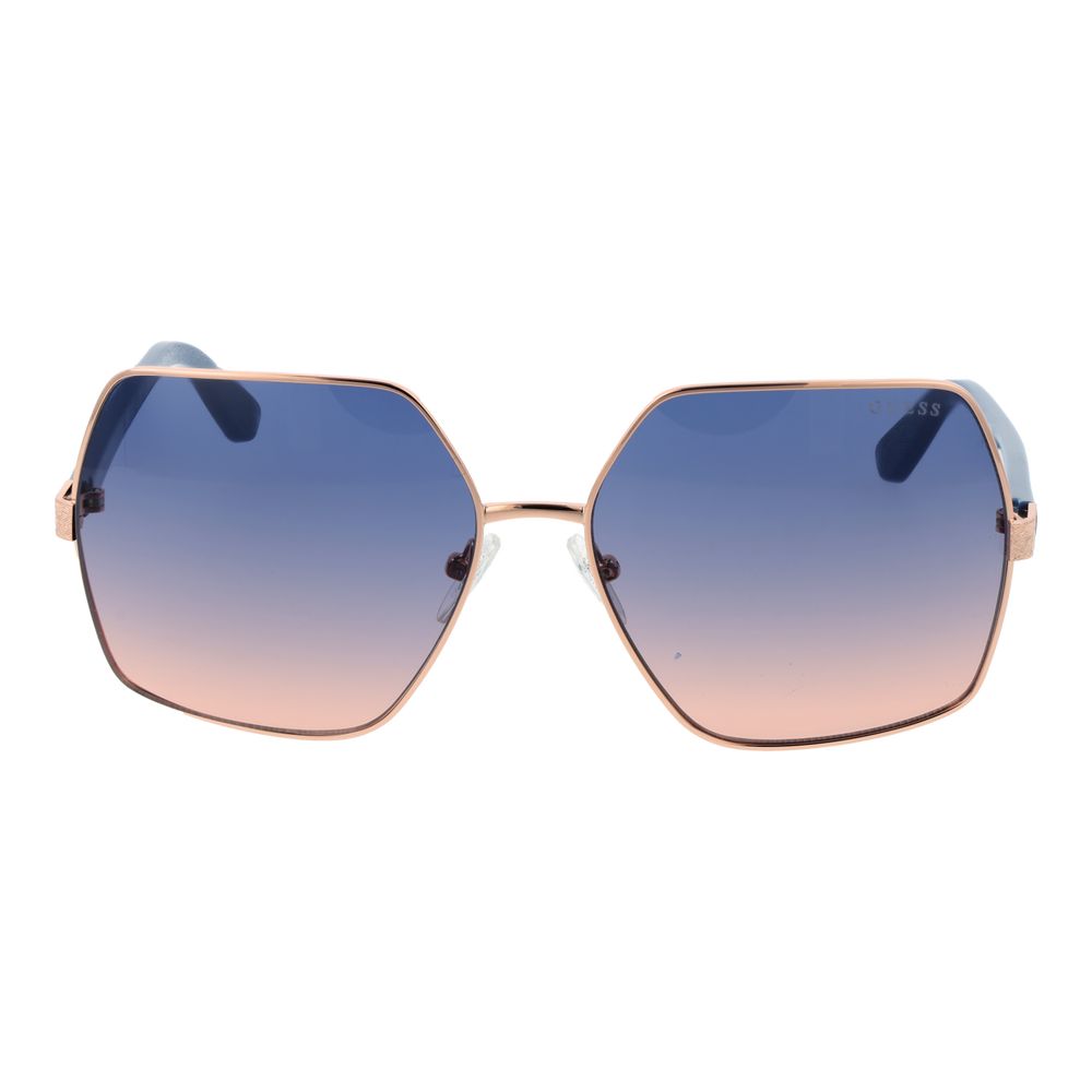Guess Rose Gold Metal Sunglasses - Image 2