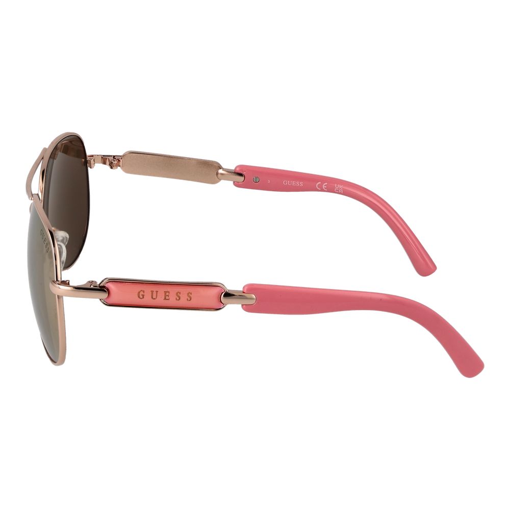Guess Rose Gold Metal Sunglasses - Image 4