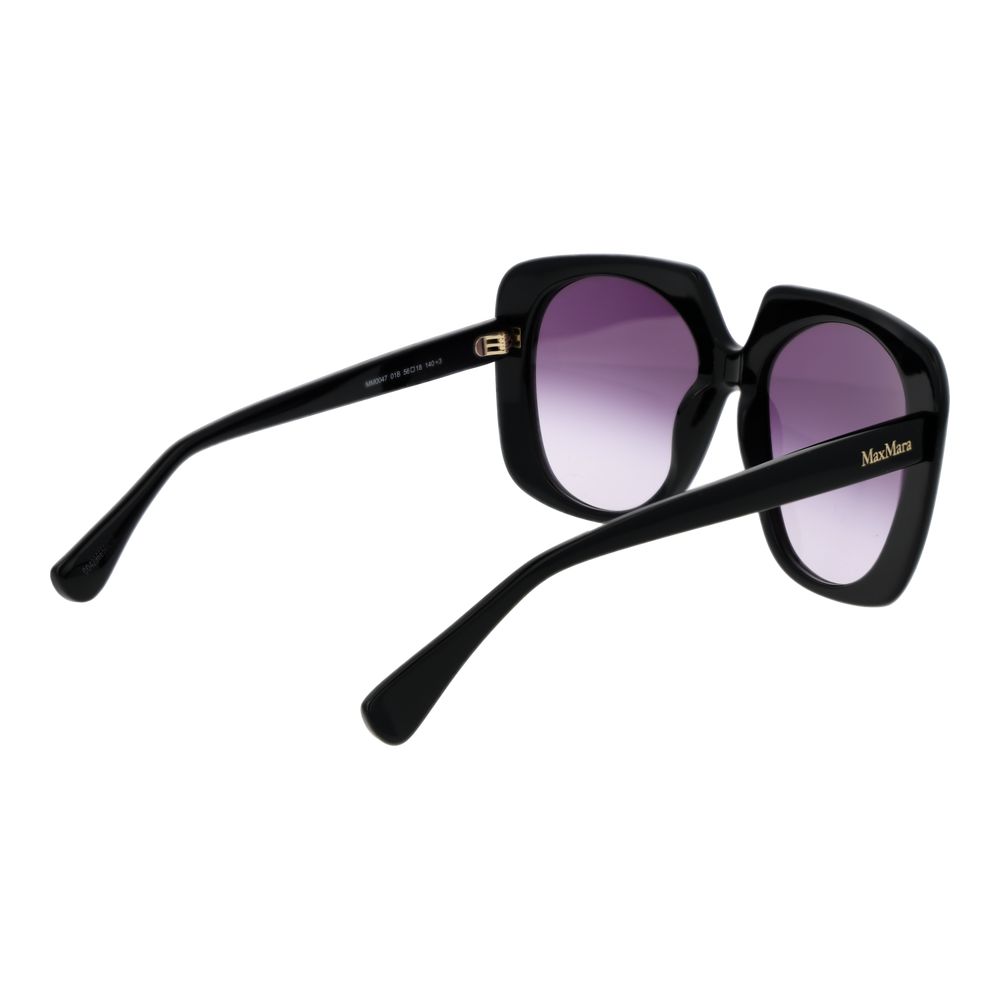 Max Mara Black Plastic Sunglasses - Image 3