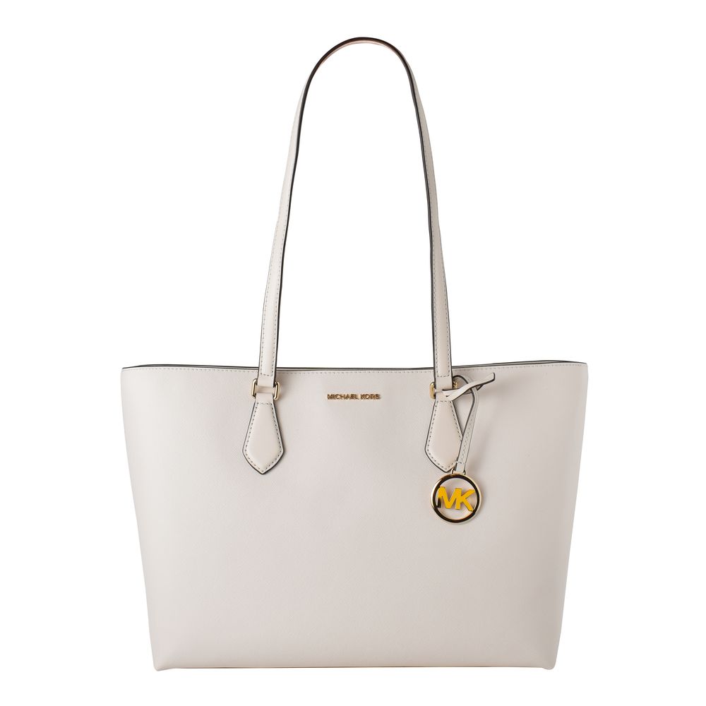 Michael Kors White Canvas Handbag