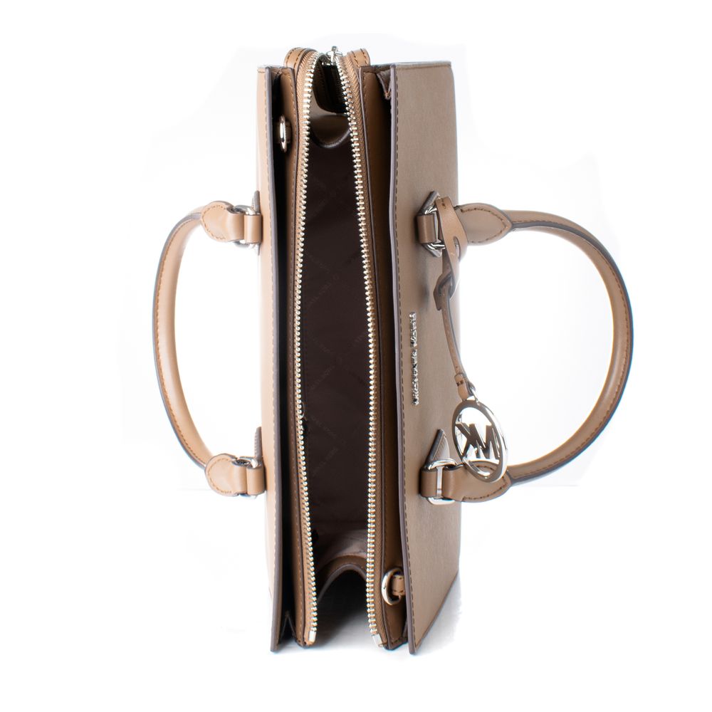 Michael Kors Brown Canvas Handbag - Image 3