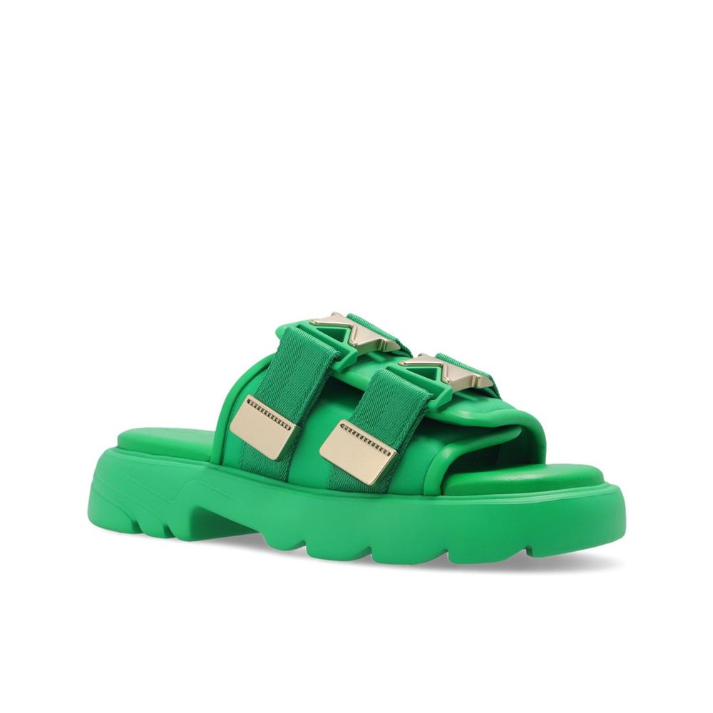 Bottega Veneta Bicolor Nylon Slides - Image 2