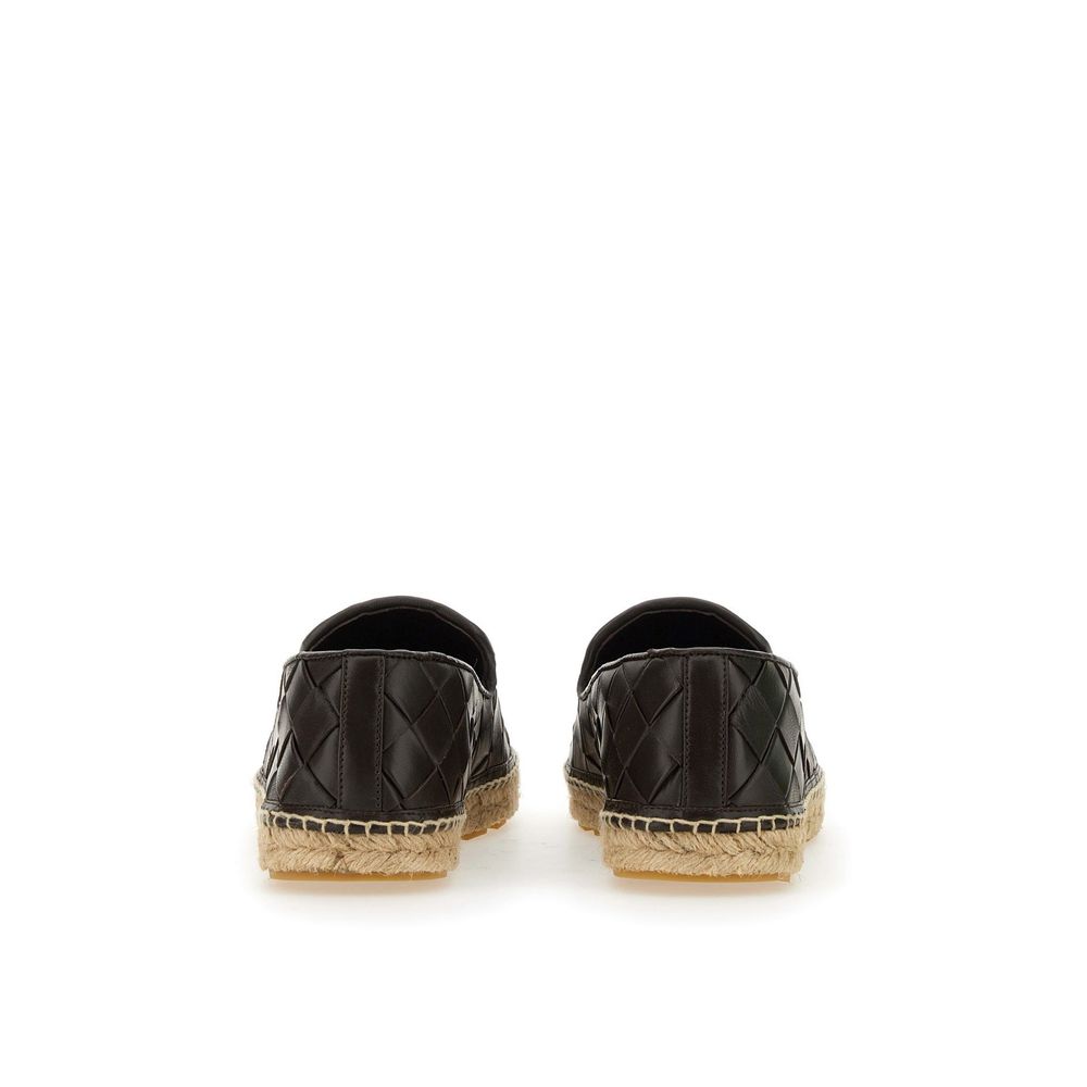 Bottega Veneta Brown Calfskin Espadrilles - Image 3