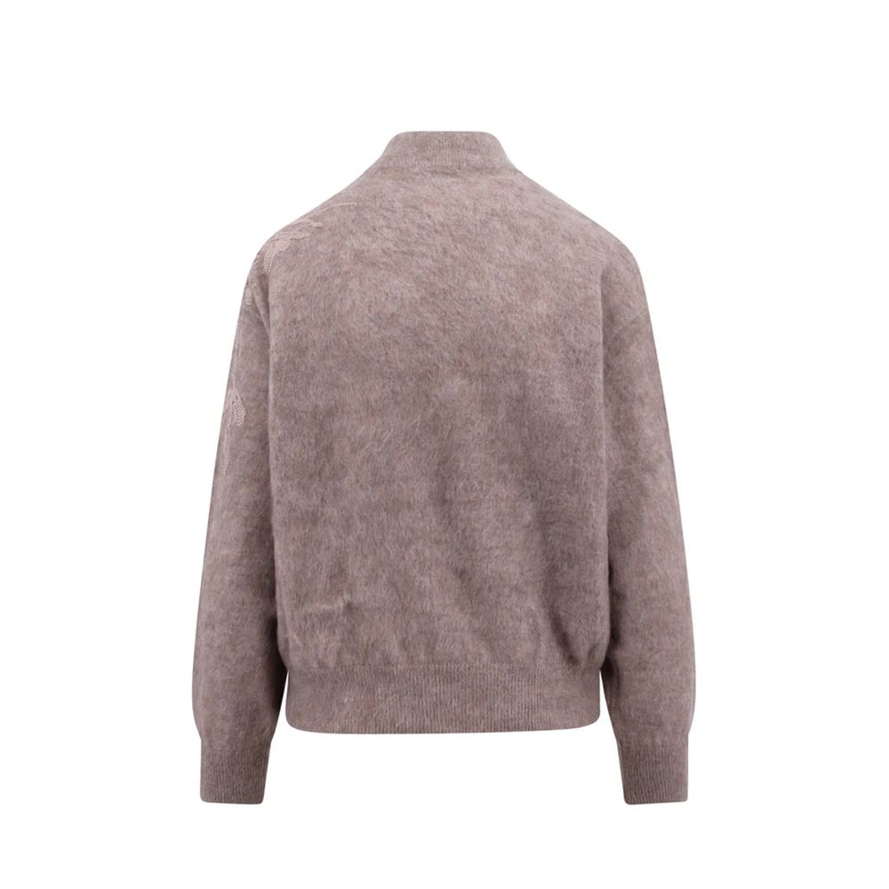 Brunello Cucinelli Beige Cashmere Sweatshirt - Image 2