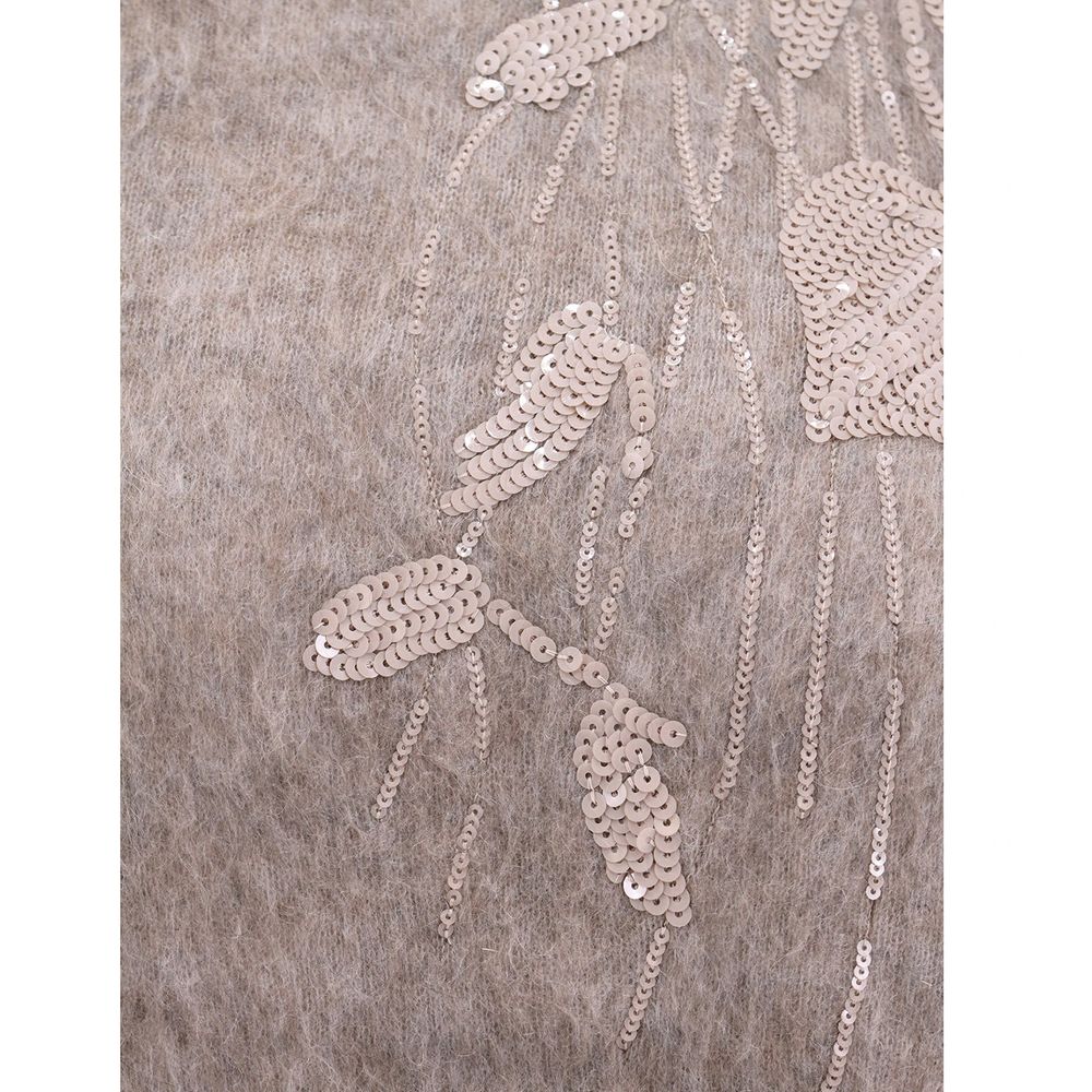 Brunello Cucinelli Beige Cashmere Sweatshirt - Image 3