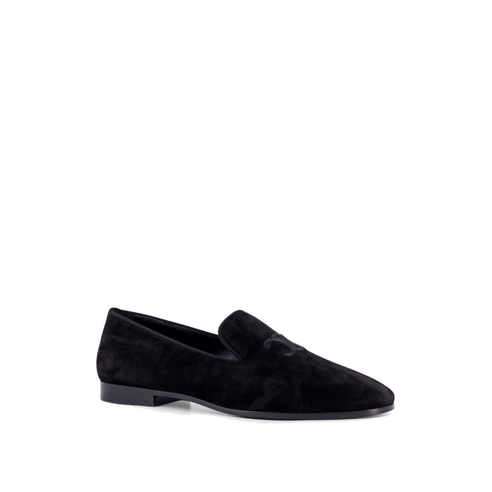 Celine Black Calfskin Slip-On Loafers - Image 2