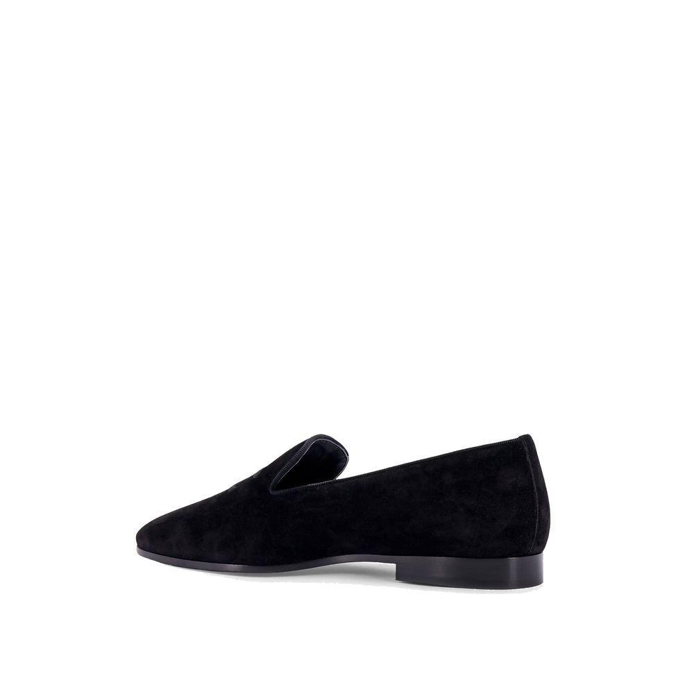 Celine Black Calfskin Slip-On Loafers - Image 3