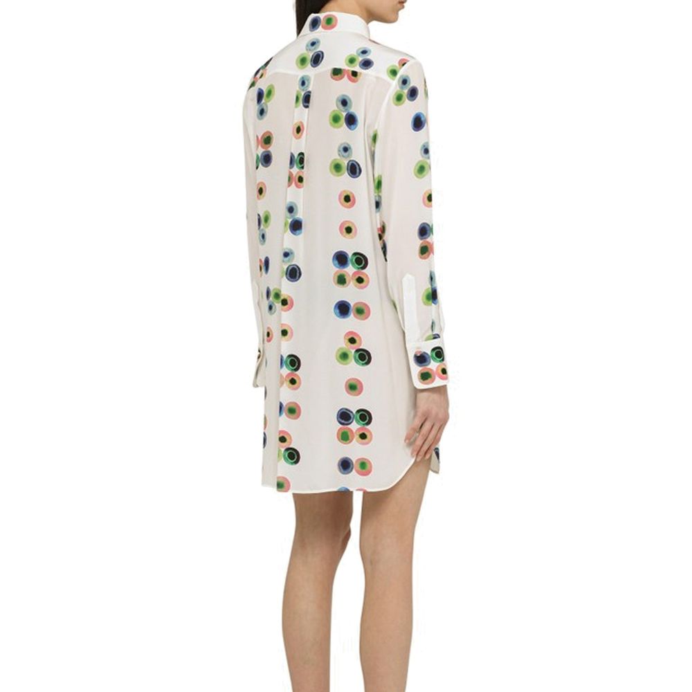 Chloé White Silk Casual Dress - Image 3