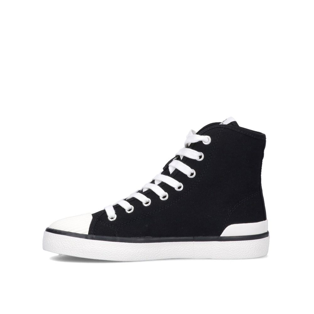 Isabel Marant Black Canvas High Top Sneakers - Image 3