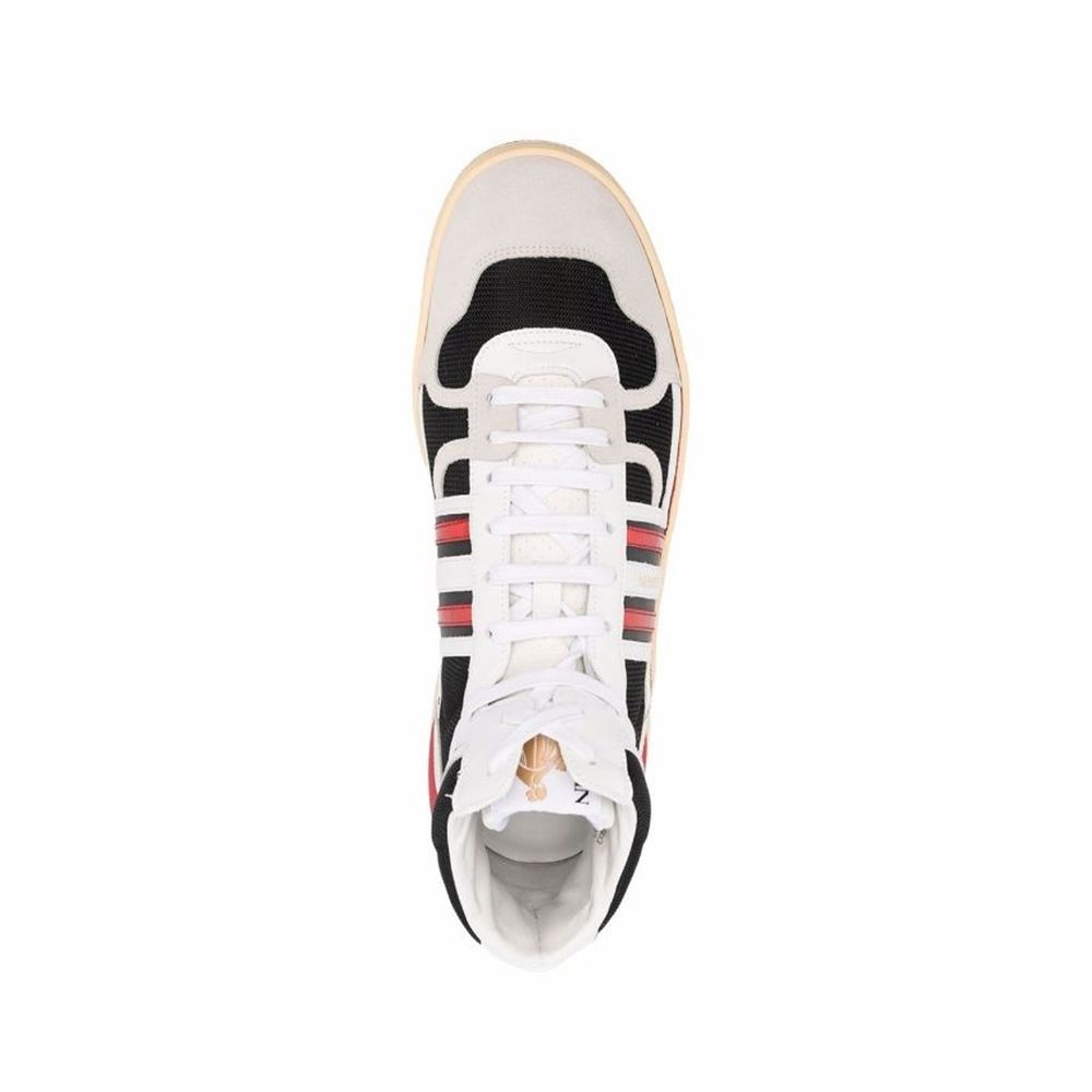 Lanvin Black Calfskin High Top Sneakers - Image 4