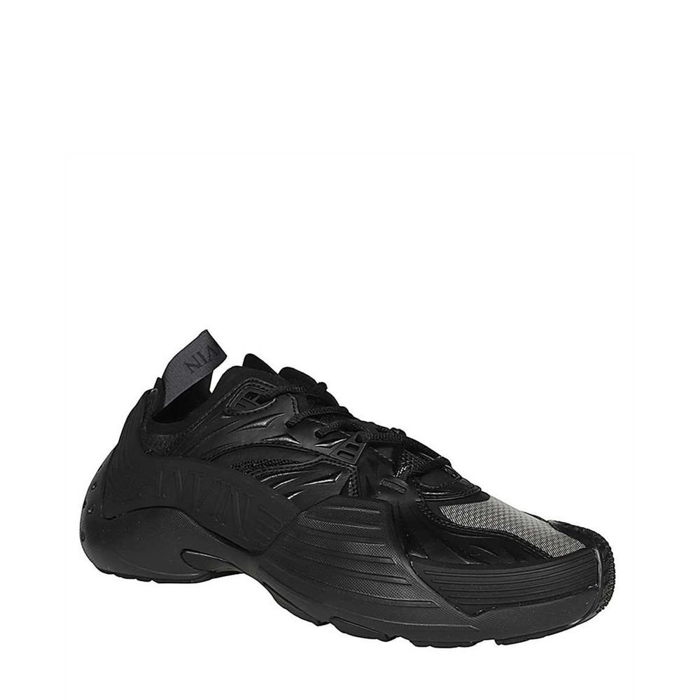 Lanvin Black Polyethylene Athletic Sneakers - Image 2