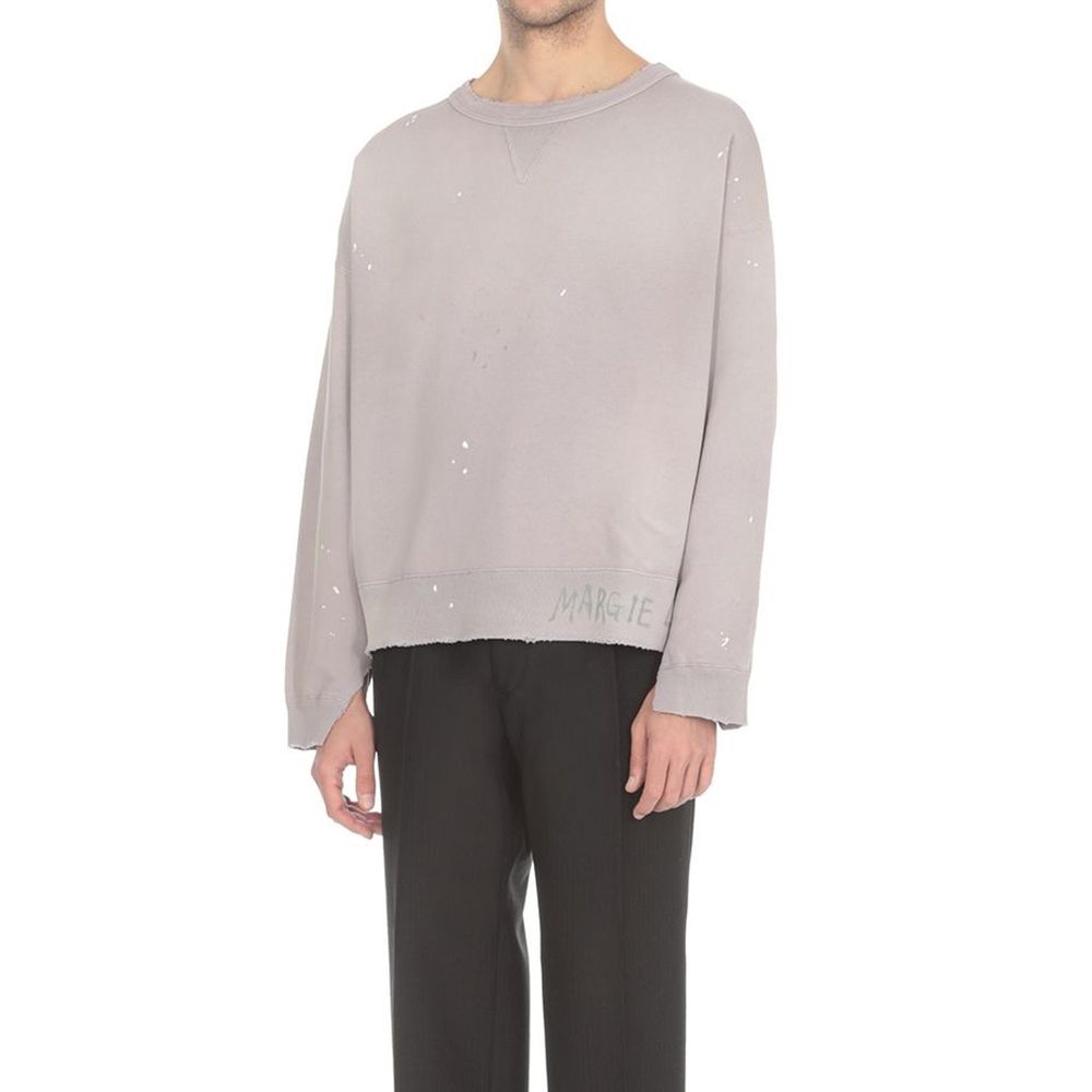 Maison Margiela Purple Cotton Sweatshirt - Image 2