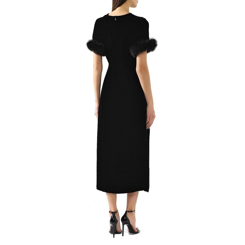 Fendi Black Viscose Cocktail Dress - Image 3