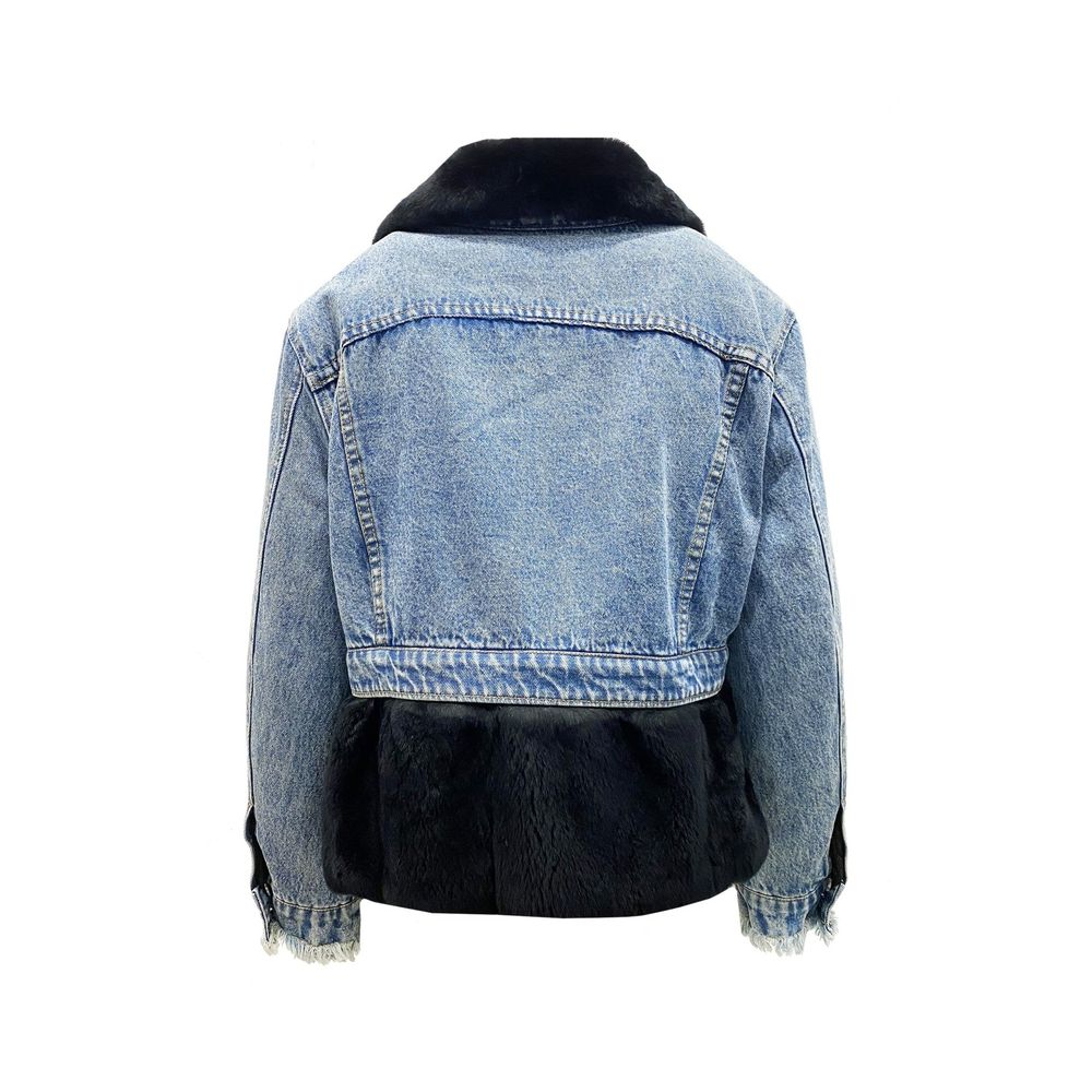 FORTE DEI MARMI COUTURE Blue Cotton Denim Jacket - Image 2