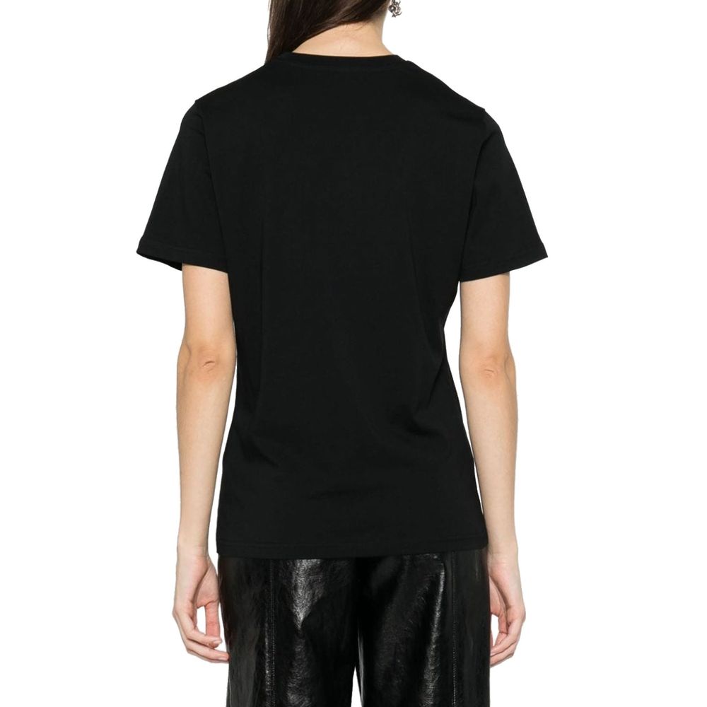 Moschino Couture Black Cotton T-Shirt - Image 3