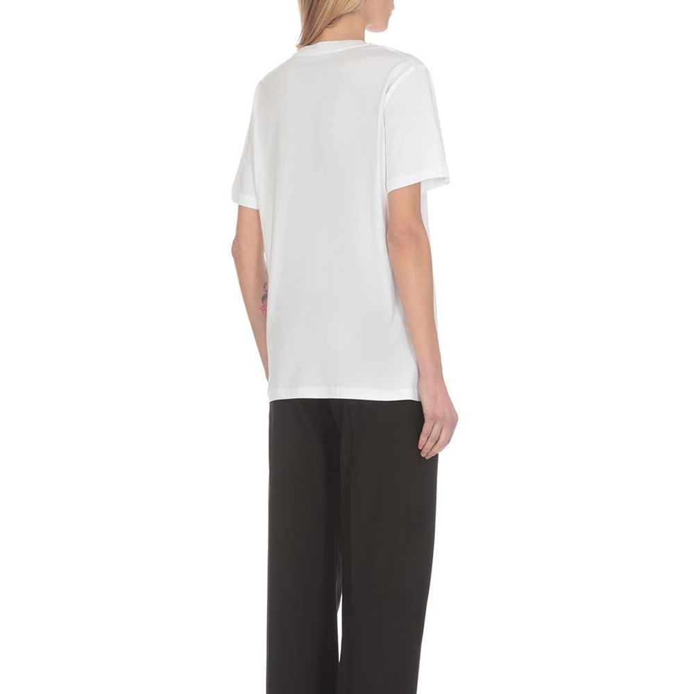Moschino Couture White Cotton T-Shirt - Image 3