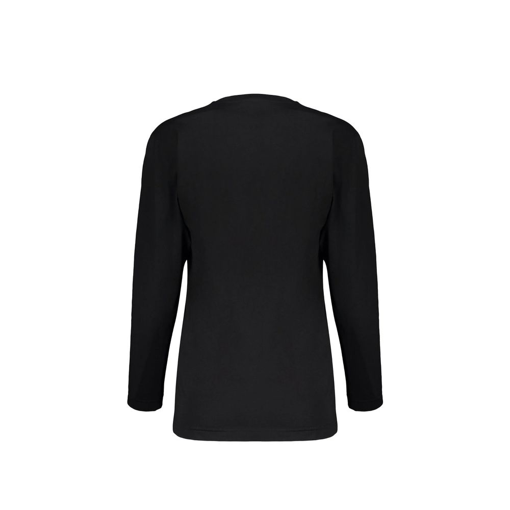 Moschino Couture Black Cotton T-Shirt - Image 3