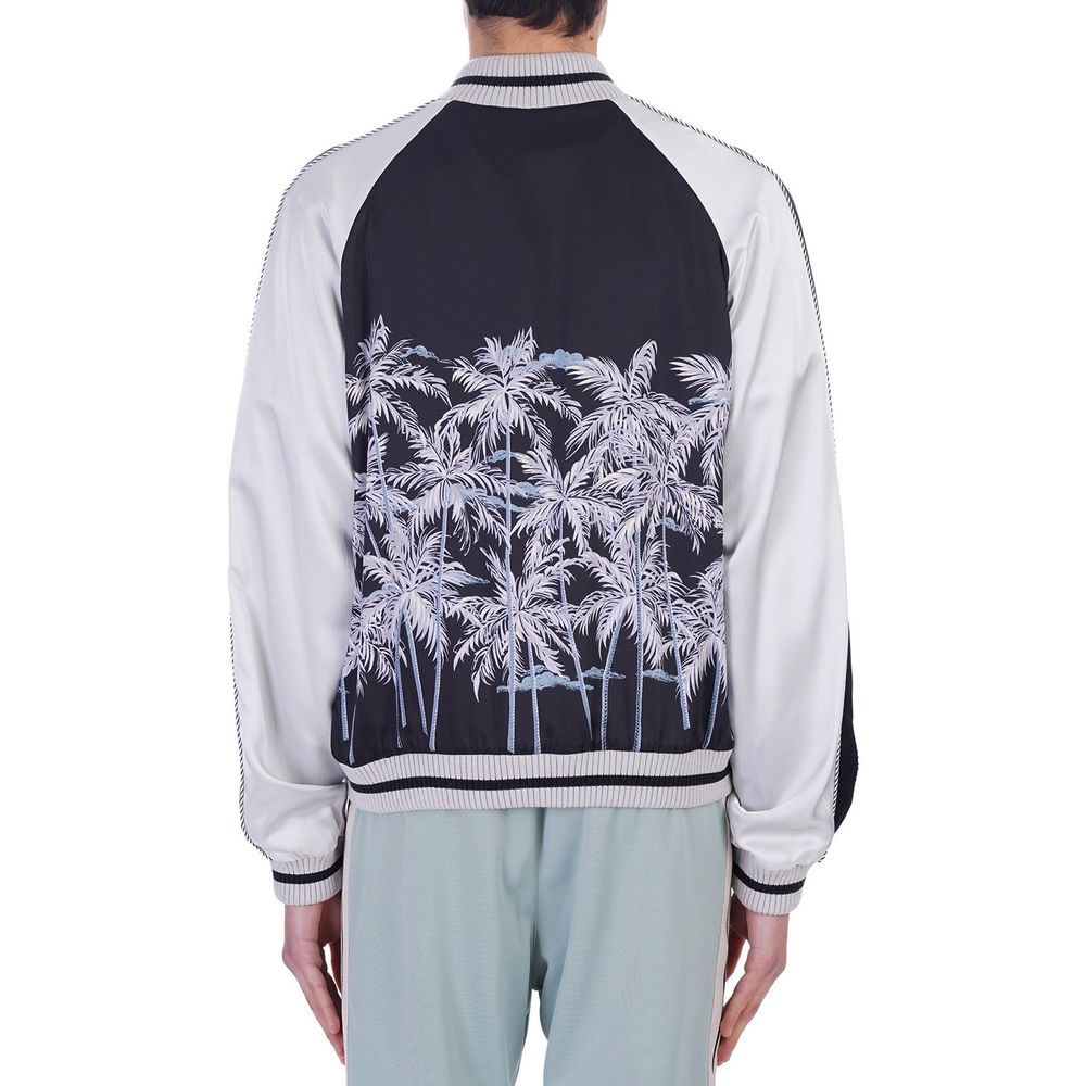Palm Angels Black Polyester Bomber - Image 3