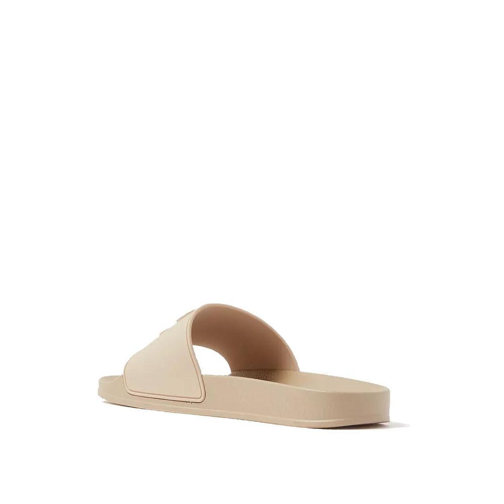Palm Angels Beige Rubber Slides - Image 2