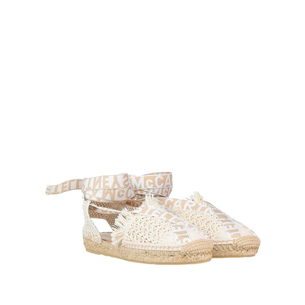 Stella McCartney Beige Canvas Espadrilles - Image 2
