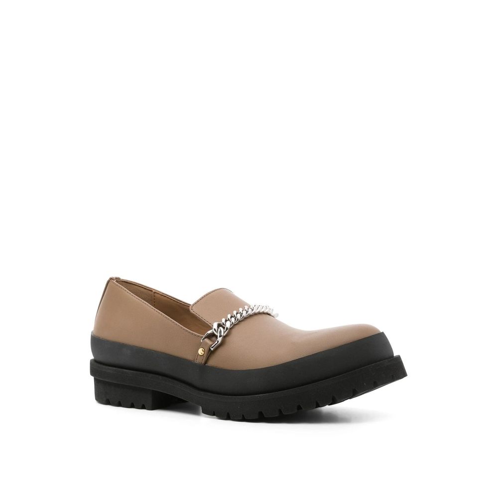 Stella McCartney Brown Vegan Leather Slip-On Loafers - Image 2