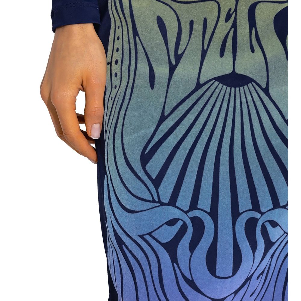 Stella McCartney Blue Polyamide Midi Skirt - Image 4