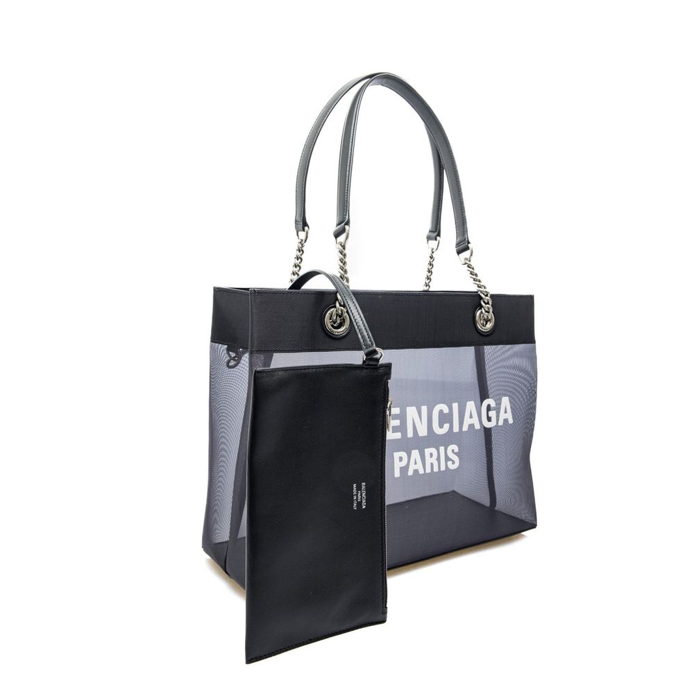 Balenciaga Black Polyester Tote Bag - Image 2