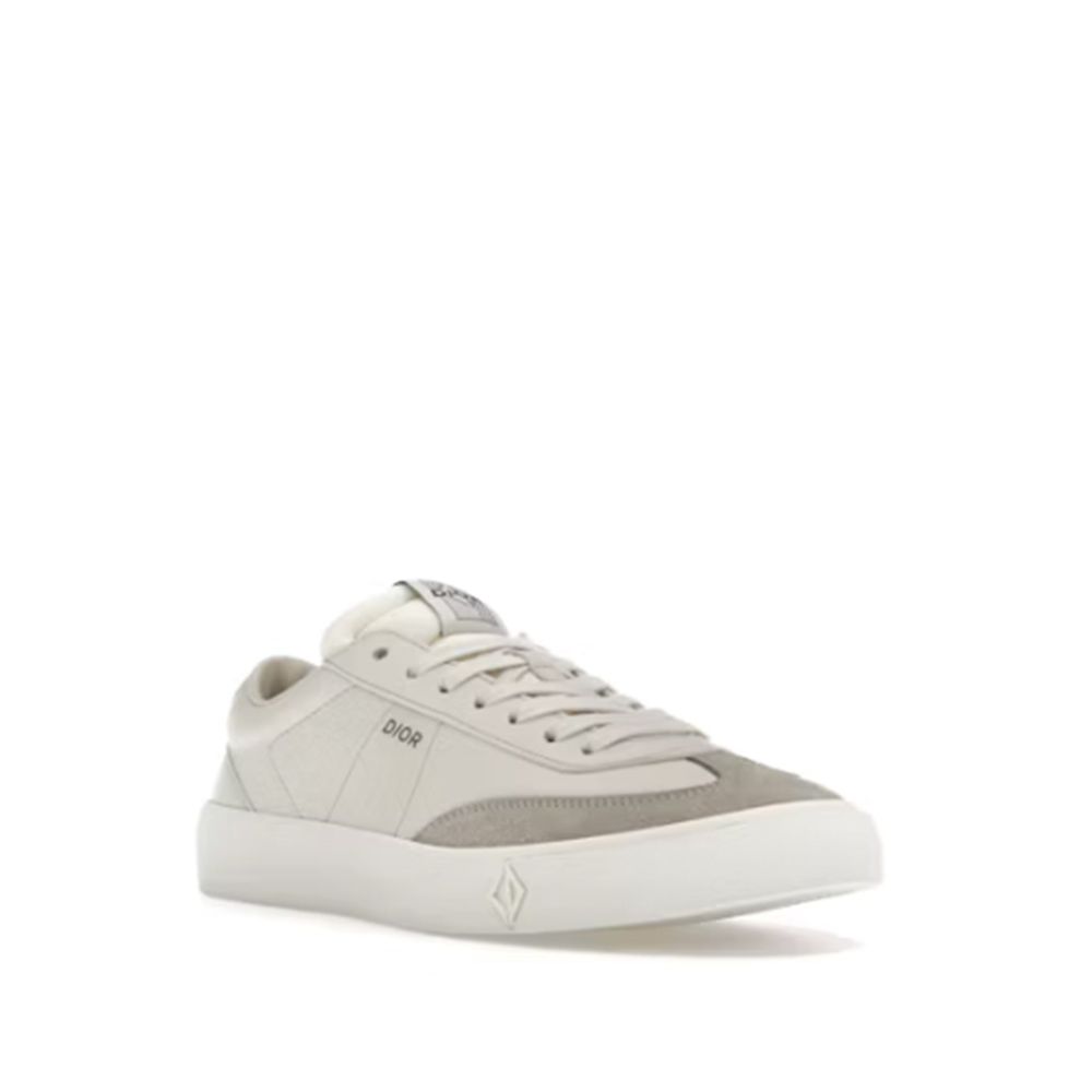 Dior Gray Calfskin Low Top Sneakers - Image 2