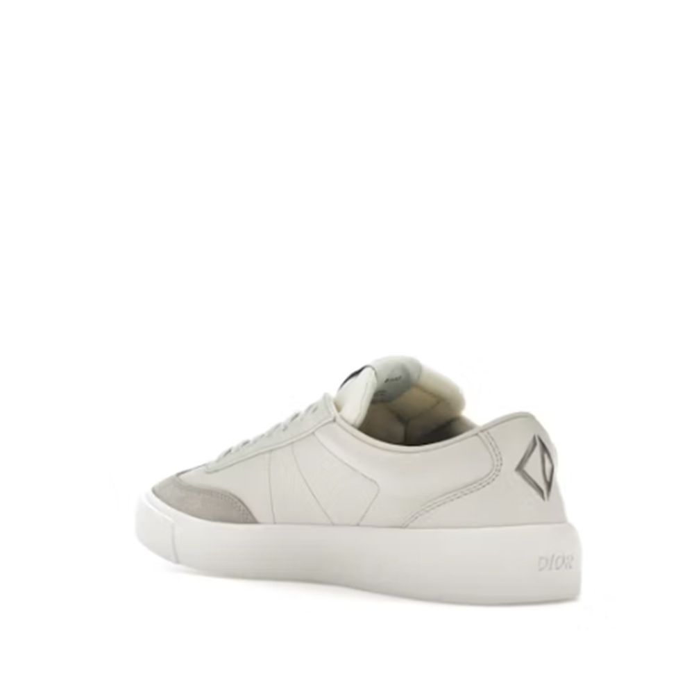 Dior Gray Calfskin Low Top Sneakers - Image 3