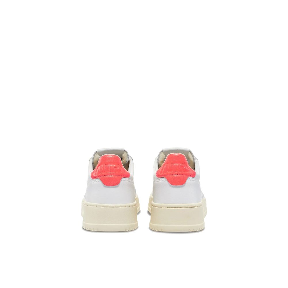 Autry White Leather Low Top Sneakers - Image 3