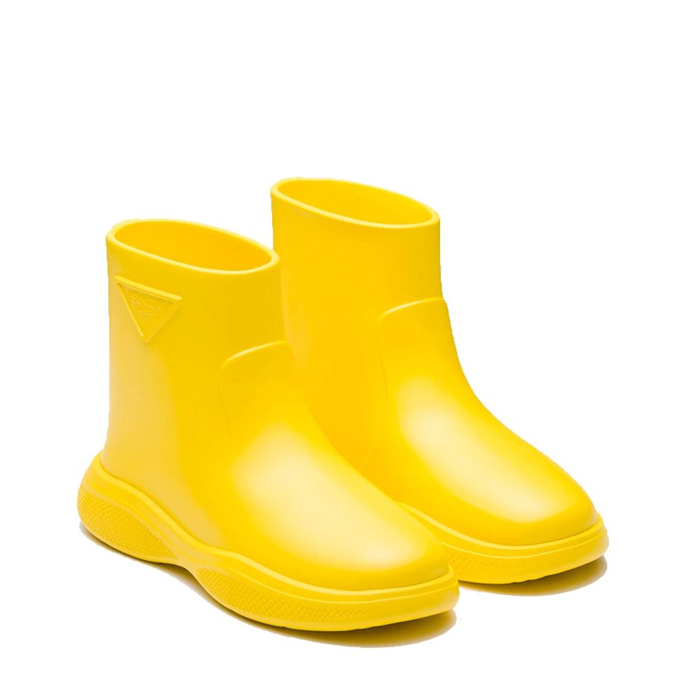 Prada Bicolor Rubber Rain Boots - Image 2
