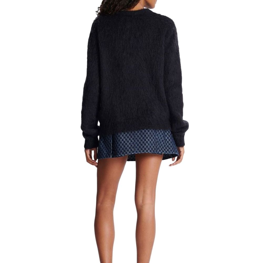 Balmain Black Mohair Sweatshirt - Image 3