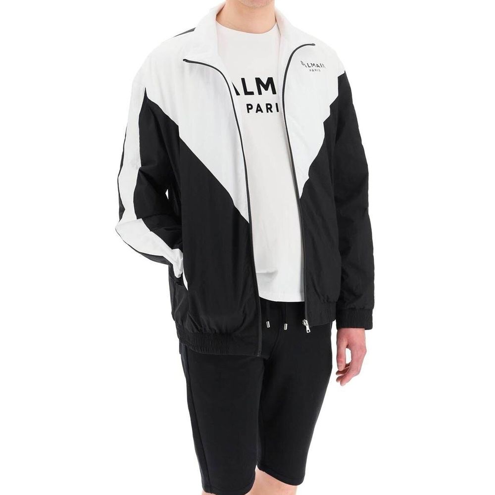 Balmain Black Polyamide Shell Jacket - Image 2