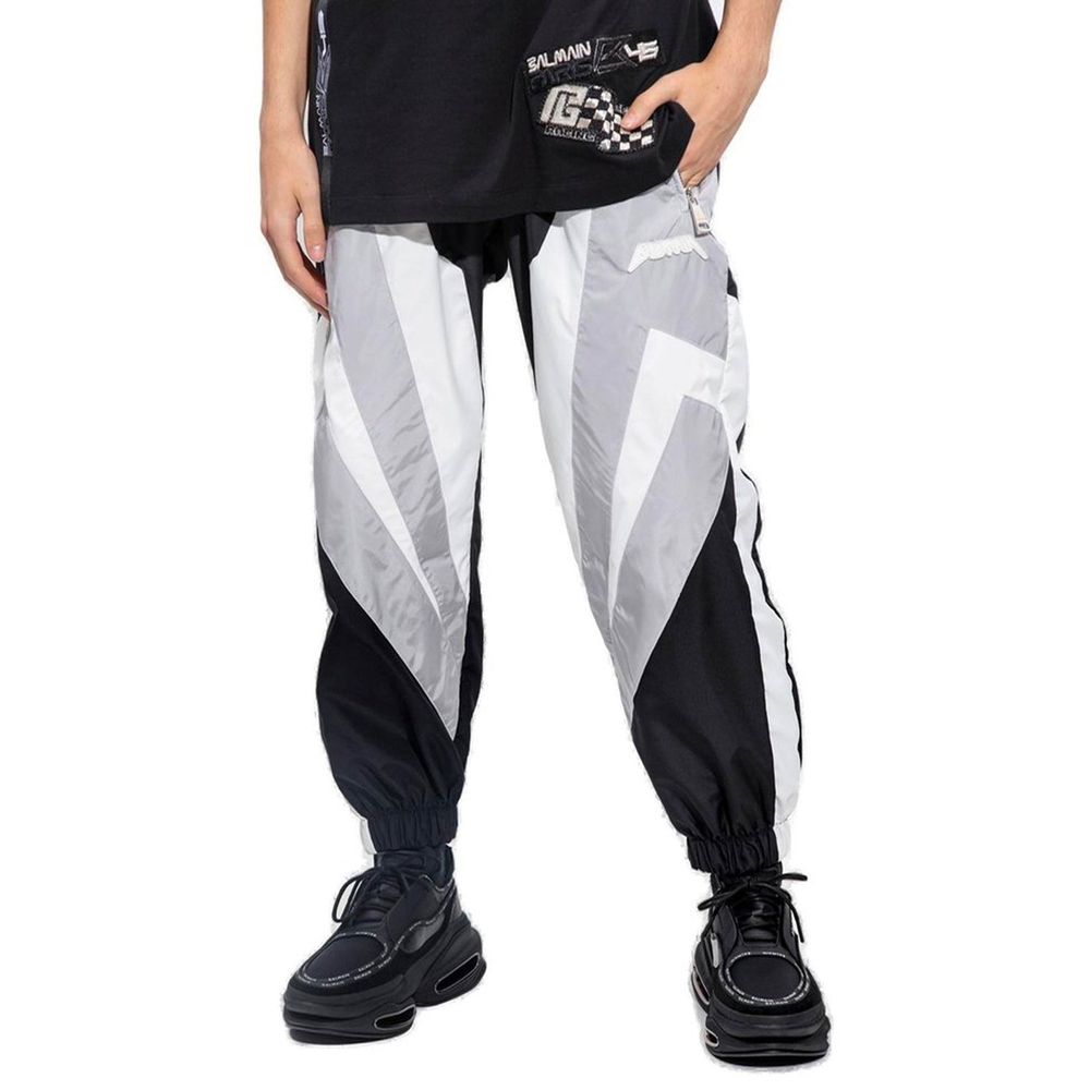 Balmain Black Polyester Athletic Pants - Image 2