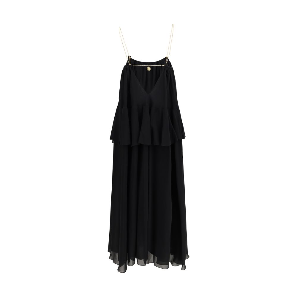 Chloé Black Silk Casual Dress - Image 2
