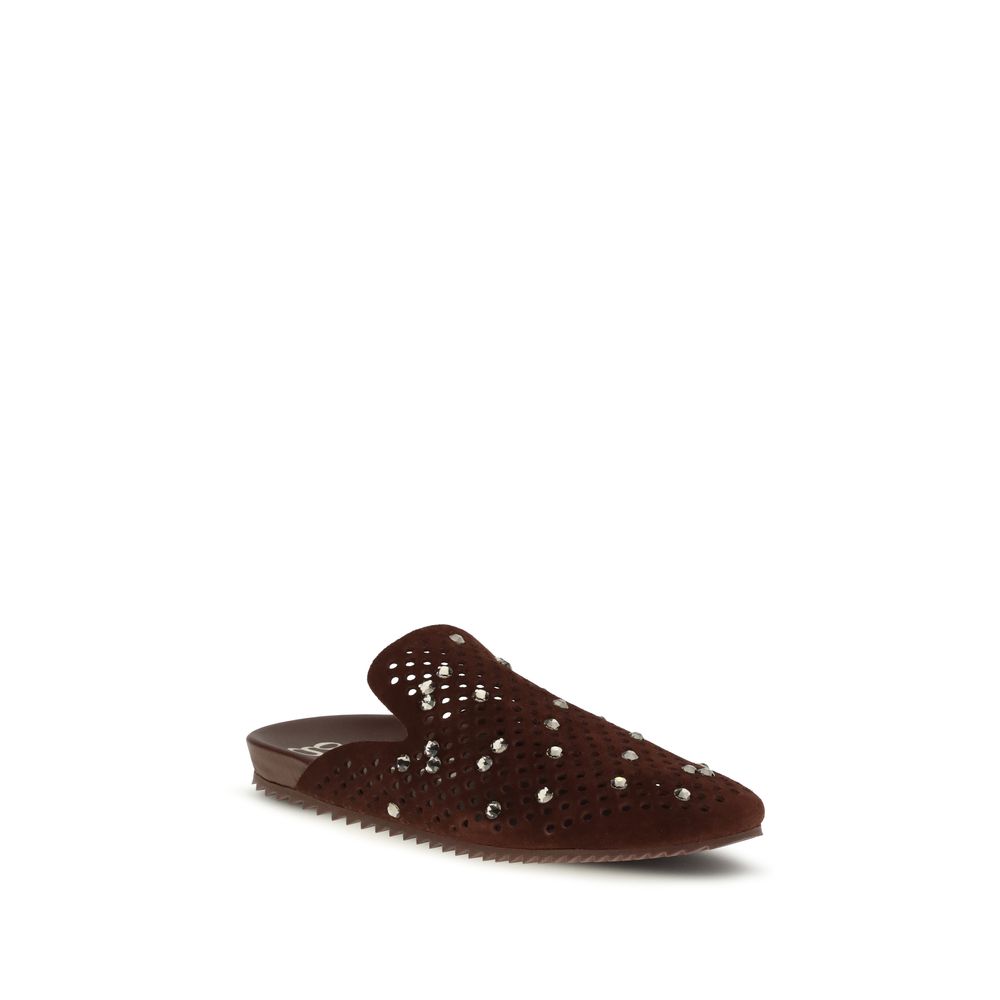 Pedro García Brown Calf Leather Bos Taurus Mules - Image 2