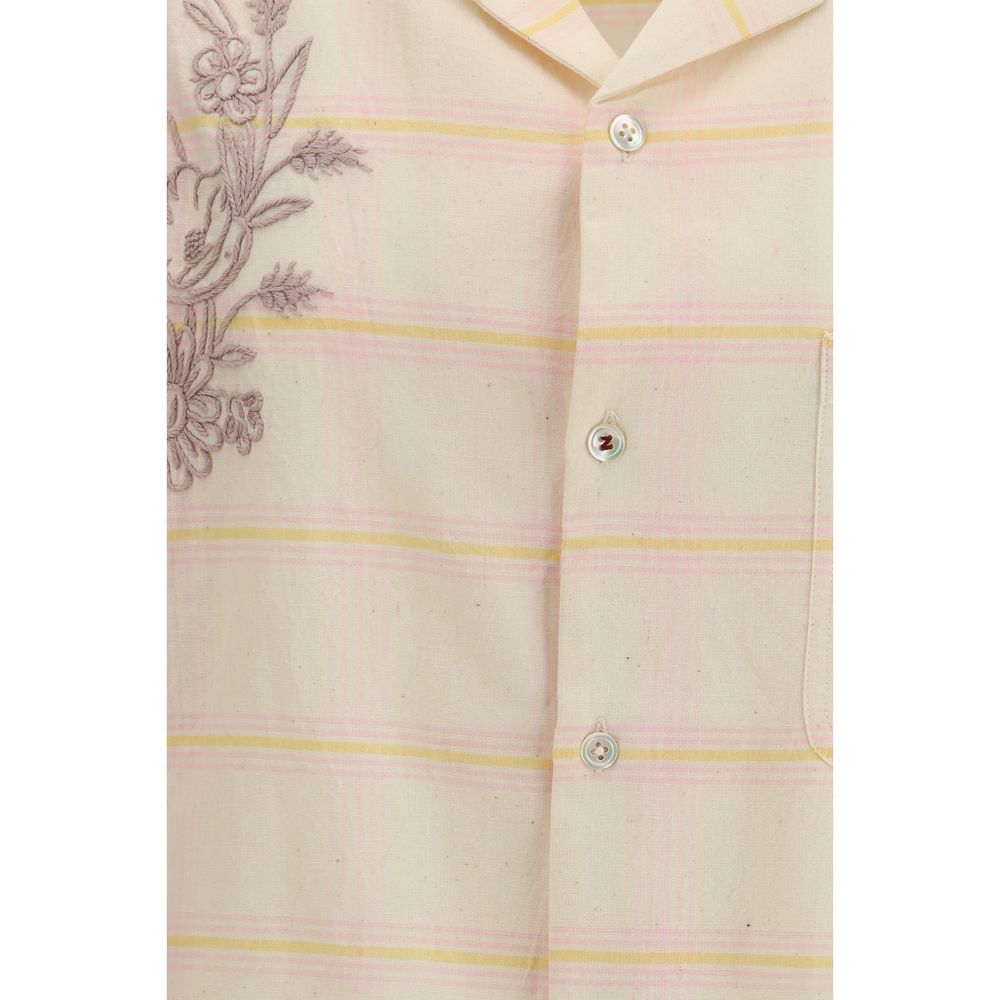 Baziszt Multicolor Cotton Shortsleeve Shirt - Image 3