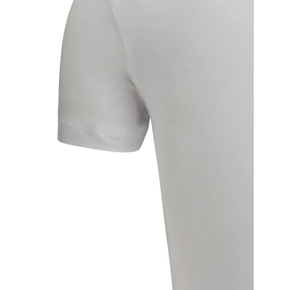 Brunello Cucinelli White Cotton T-Shirt - Image 3
