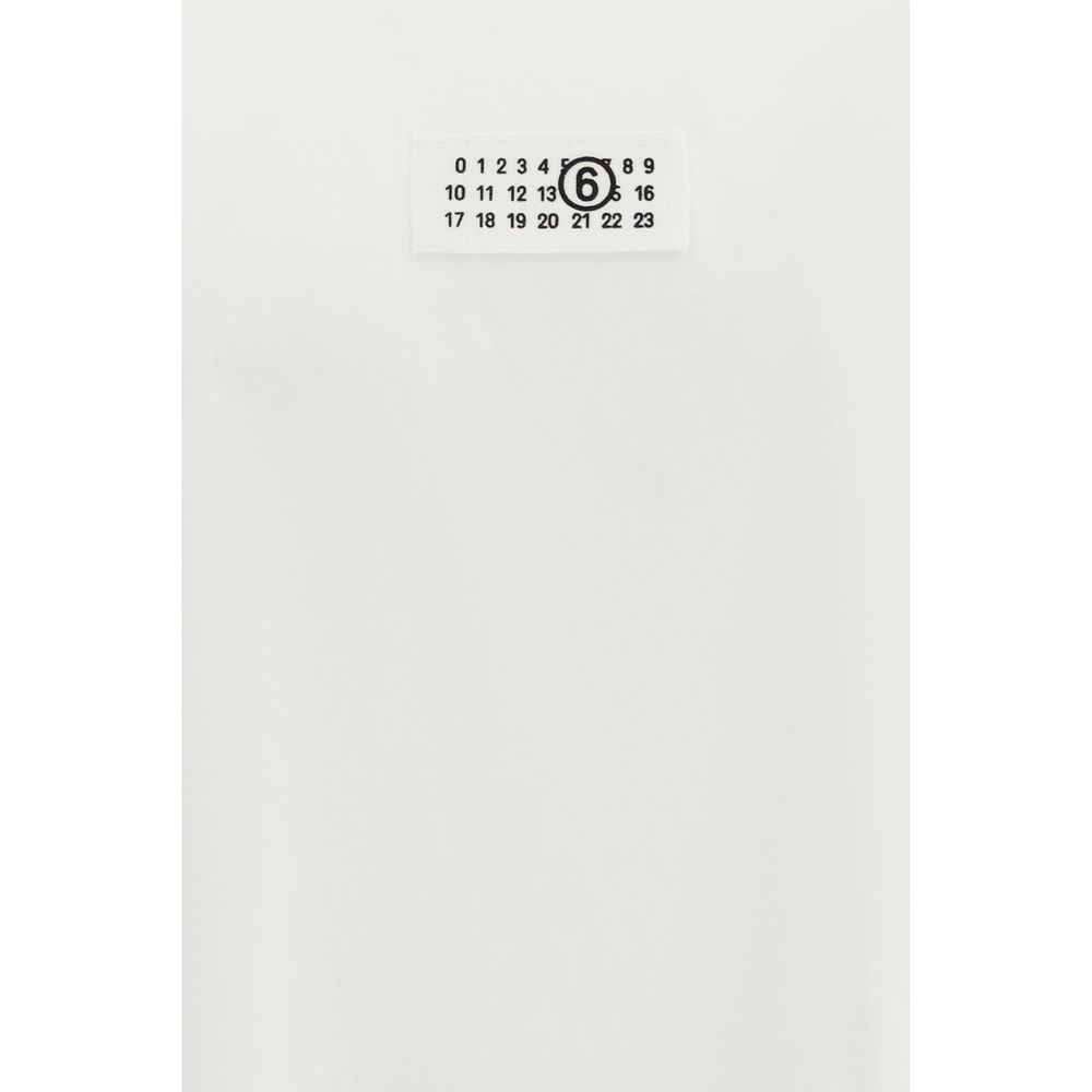 MM6 White Cotton T-Shirt - Image 3