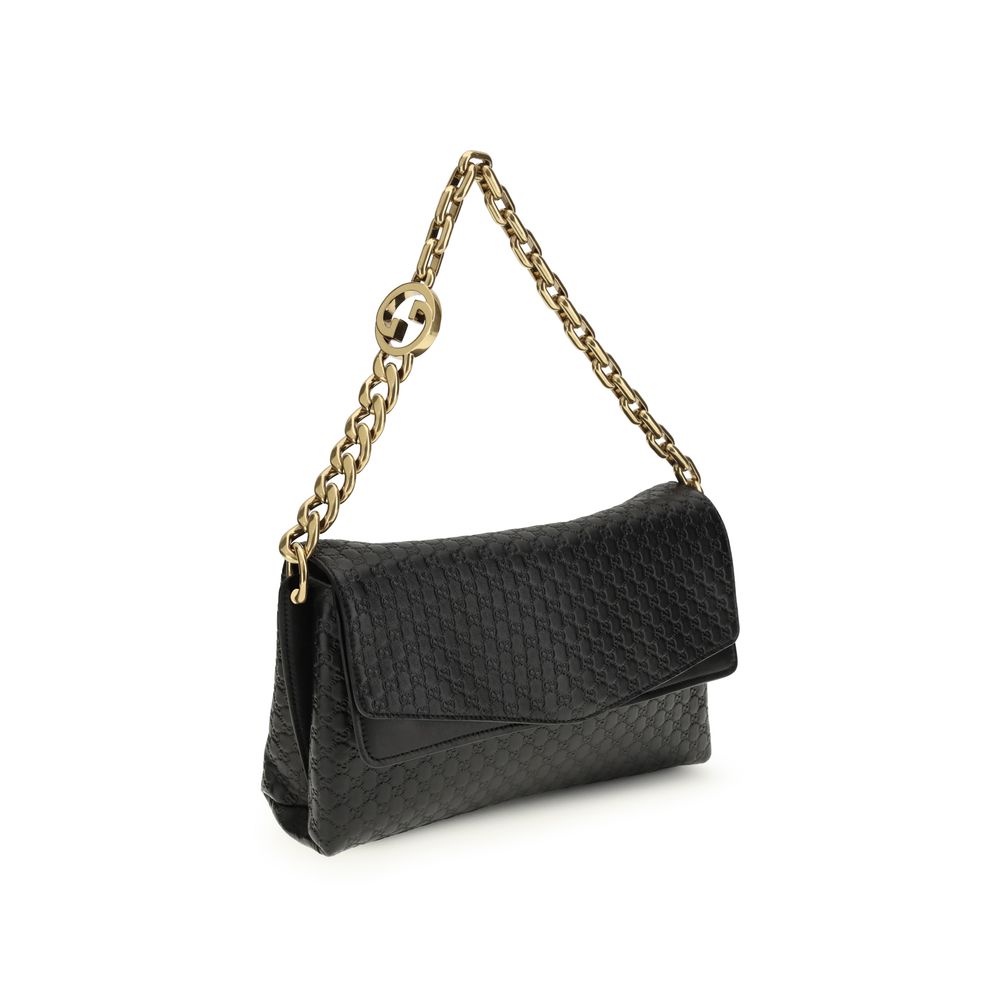 Gucci Black Calf Leather Bos Taurus Handbag - Image 2