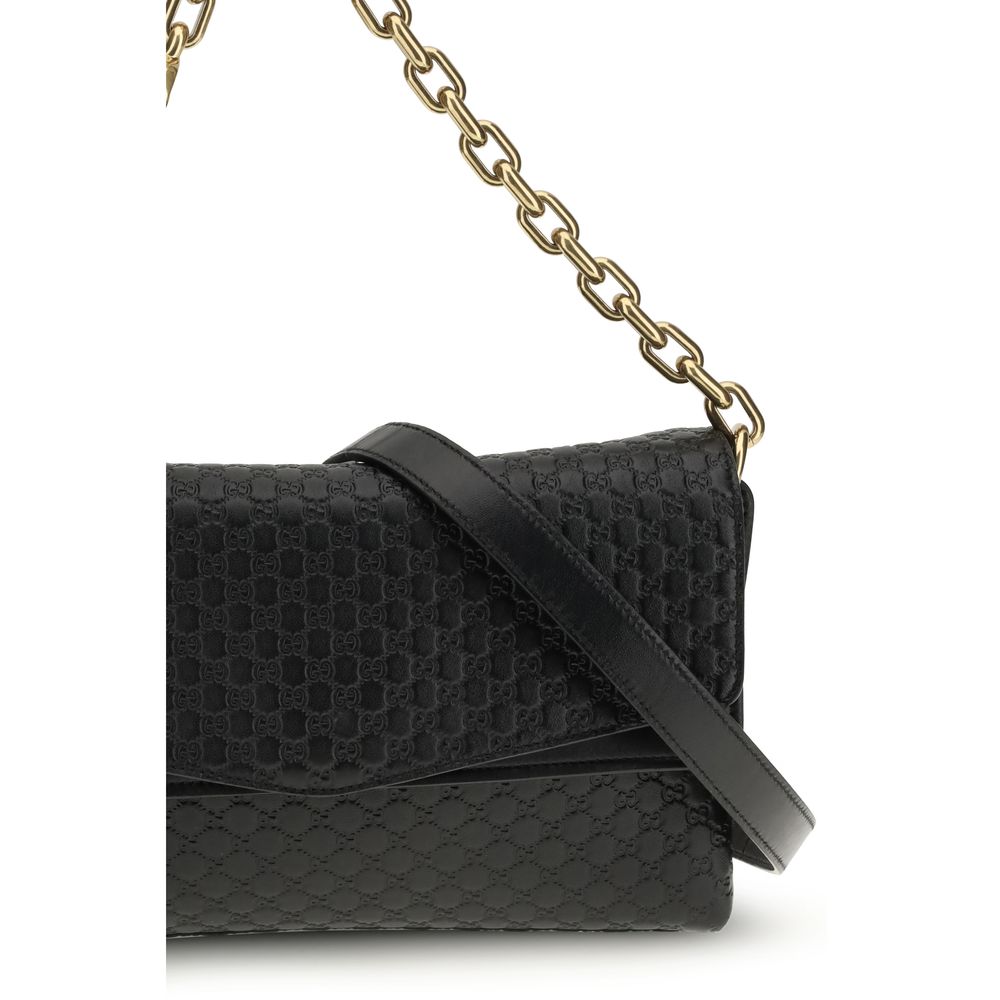 Gucci Black Calf Leather Bos Taurus Handbag - Image 4