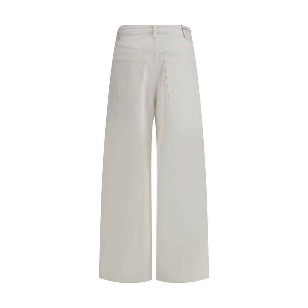 Agolde White Cotton Jeans Denim - Image 2
