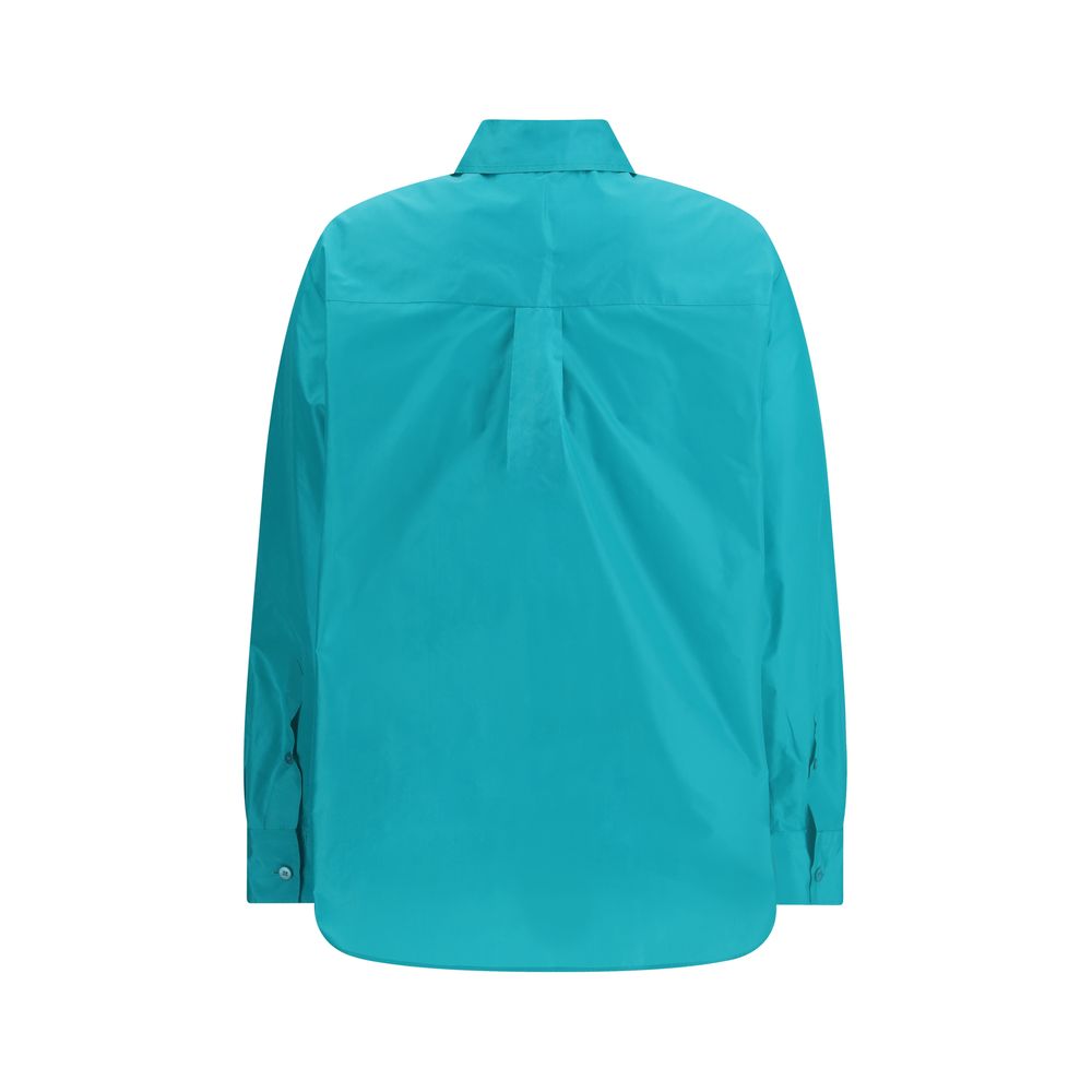 Fendi Light Blue Silk Dress Shirt - Image 2