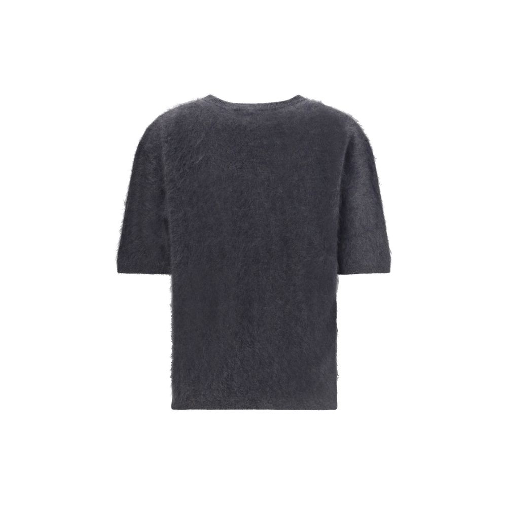 Lisa Yang Gray Cashmere Sweatshirt - Image 2