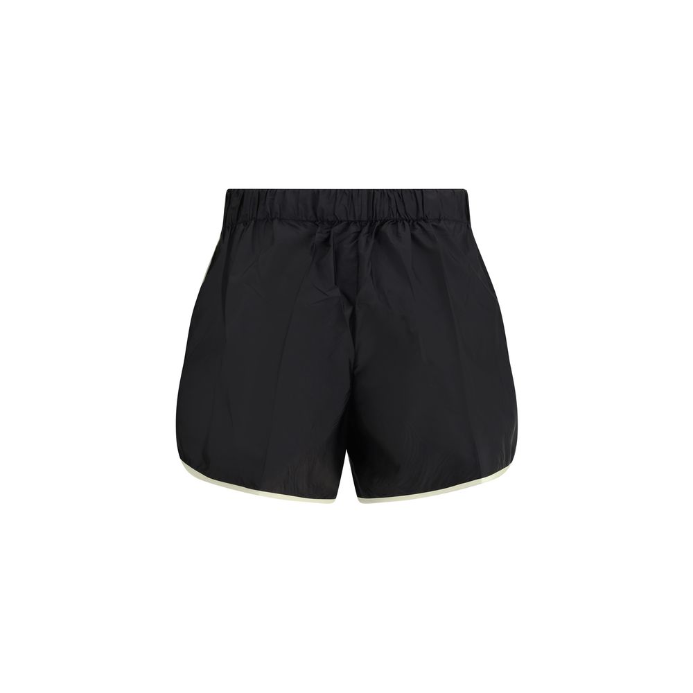 Prada Black Recycled Polyamide Bermuda Shorts - Image 2