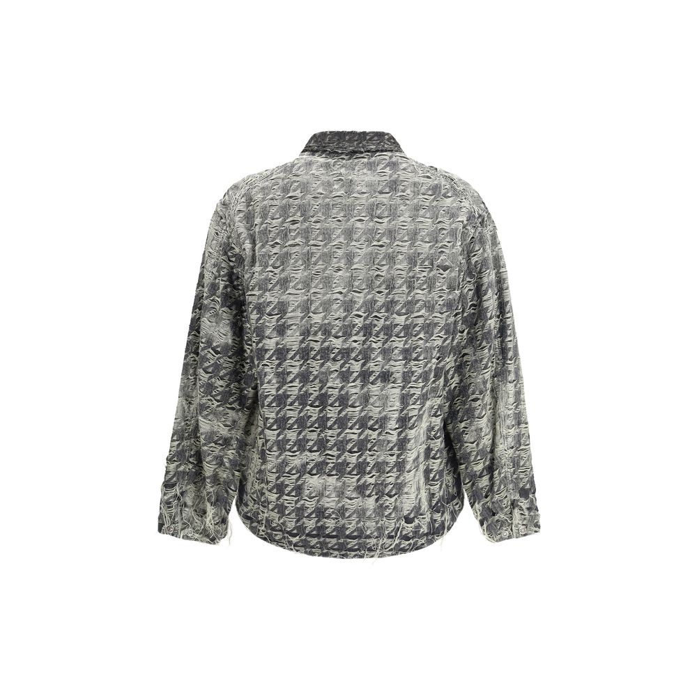 Diesel Multicolor Cotton Denim Jacket - Image 2