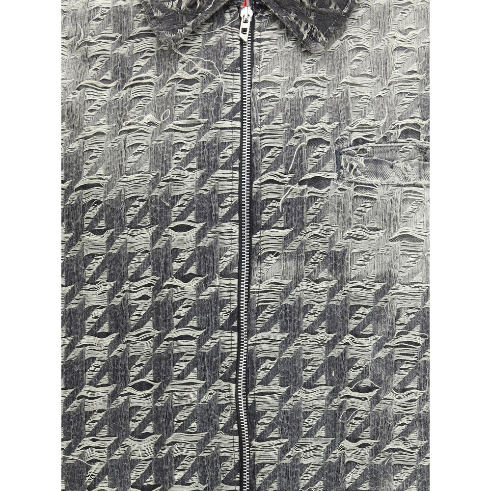 Diesel Multicolor Cotton Denim Jacket - Image 3