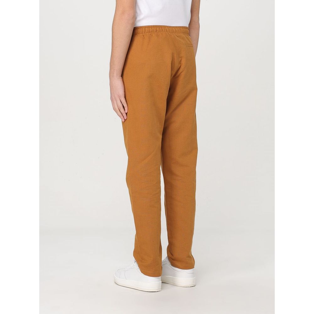 Colmar Brown Linen Casual Pants - Image 2
