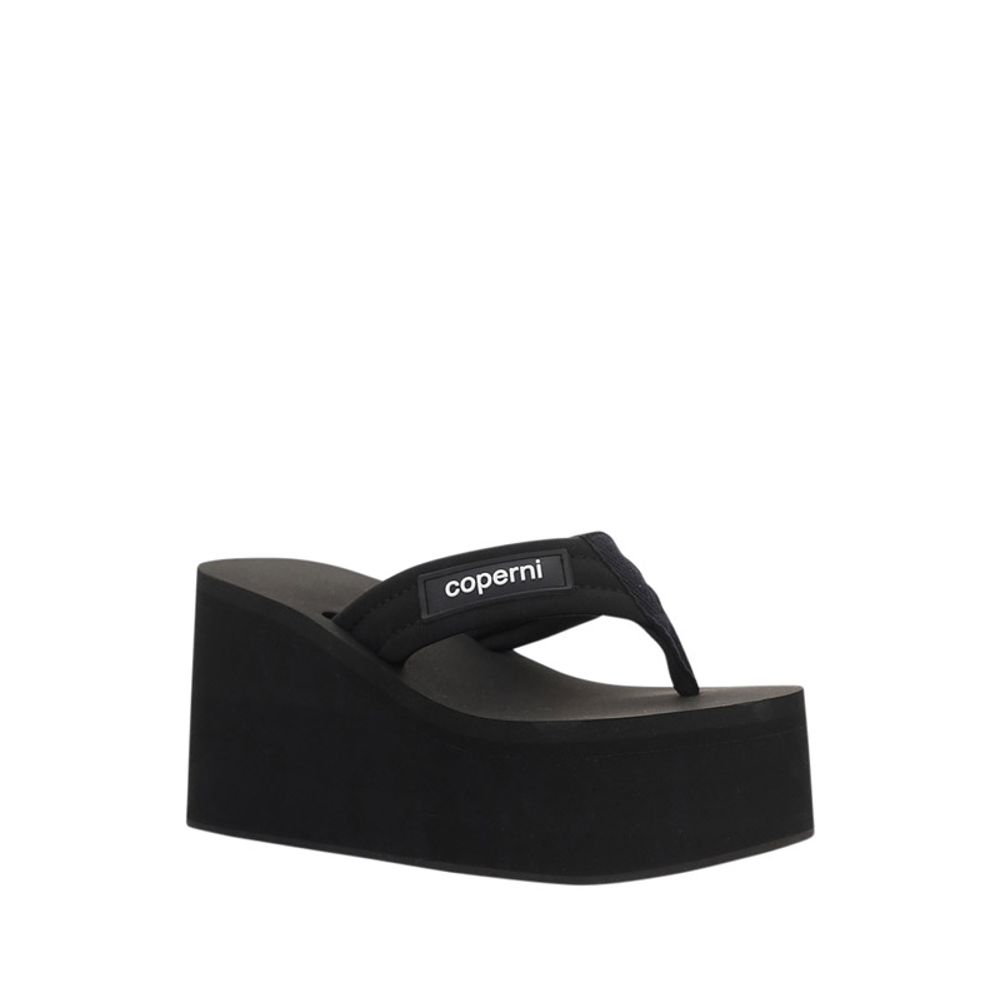 Coperni Black Polyamide Platform Sandals - Image 2