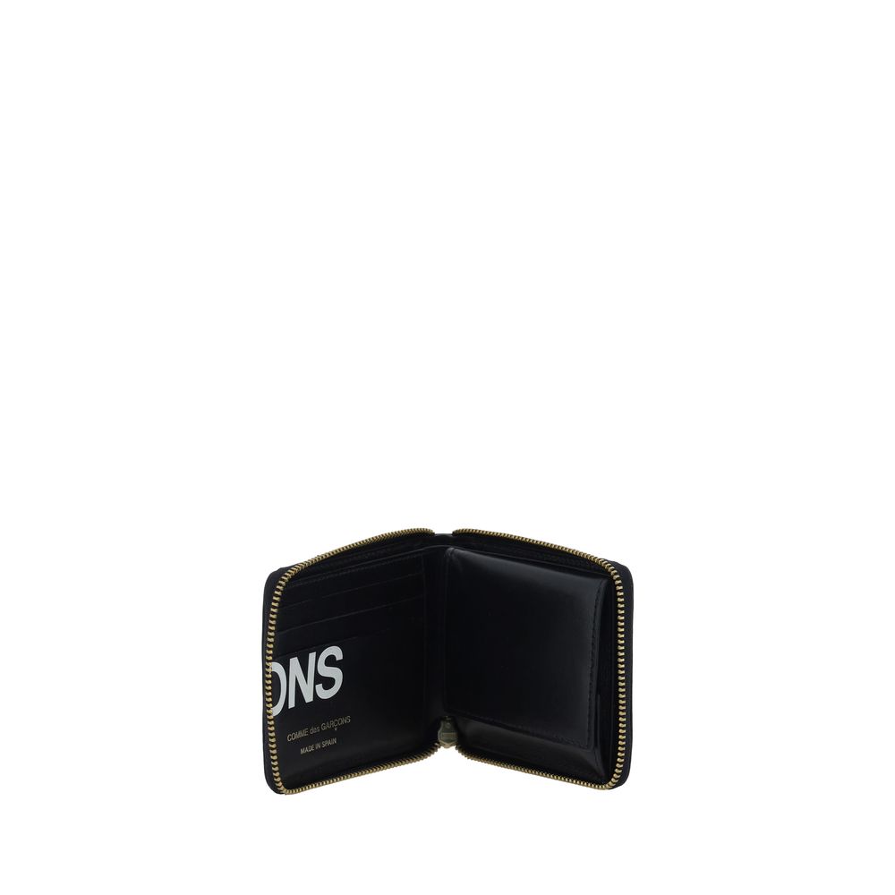 Comme Des Garçons Black Calf Leather Bos Taurus Wallet - Image 3